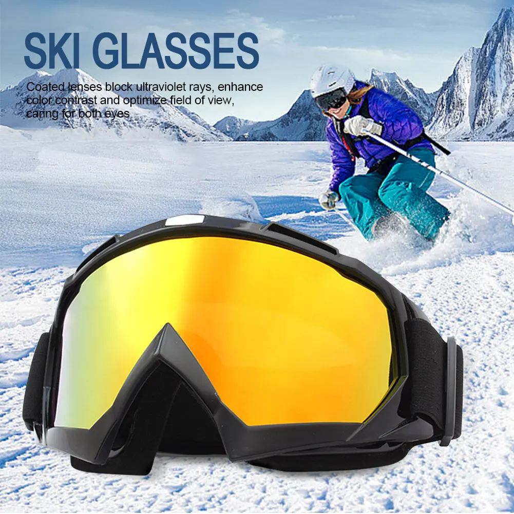 

Мотоциклетные очки, ветрозащитные велосипедные солнцезащитные очки, противотуманные защитные очки, защита от ультрафиолета для зимних видов спорта на открытом воздухе, аксессуары