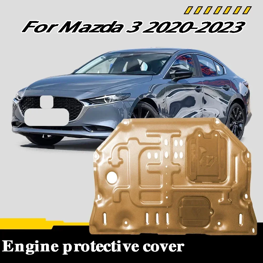 

Under Engine Guard Splash Shield Mud Fender Cover Plate Fender Mudguard Protector For Mazda 3 2020-2023 1.5L 2.0L
