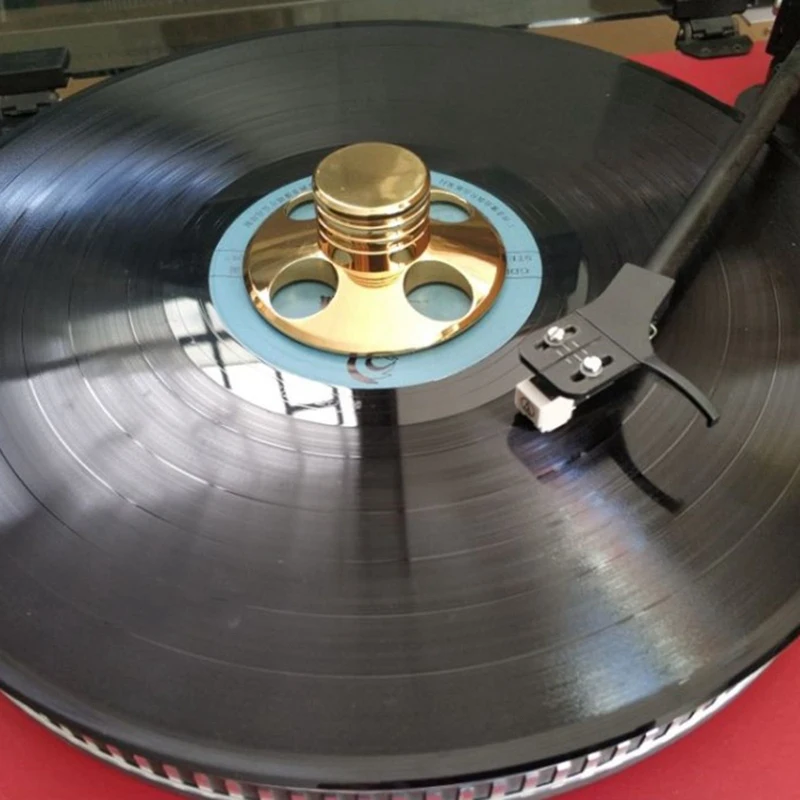 New Audio LP Vinyl Turntables Metal Disc Stabilizer Record Player Weight Clamp Hifi