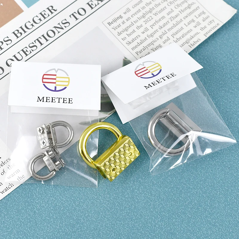 

2/4/10Pcs 11/22mm Metal D Ring Bag Strap Buckles Side Clip Buckle Clasp Handbag Chain Connector Hangers DIY Hardware Accessories