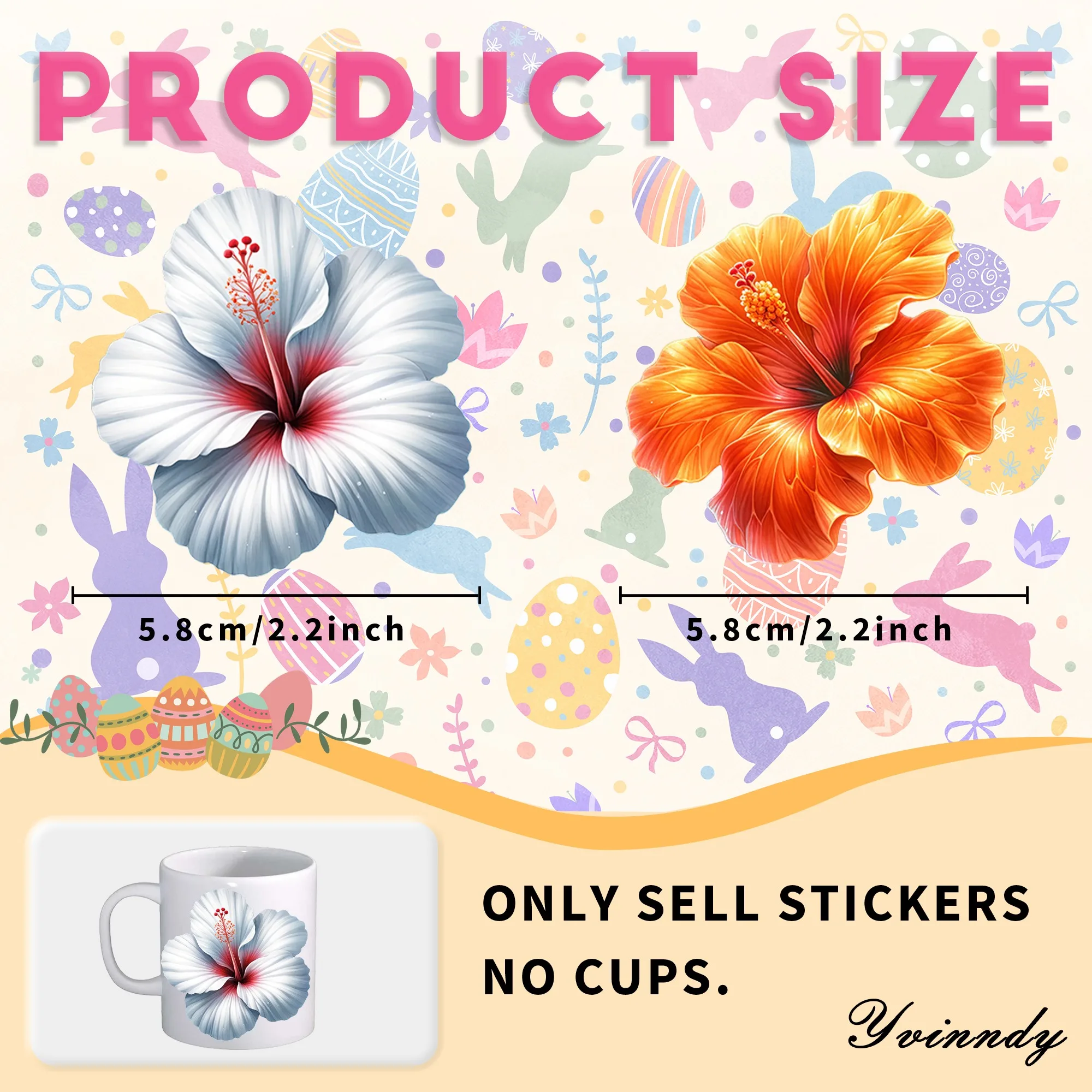 12 Pieces Of Spring Watercolor Flowers UV DTF Sticker - Waterproof UV DTF Transfer Paper For Arts And Crafts, DIY