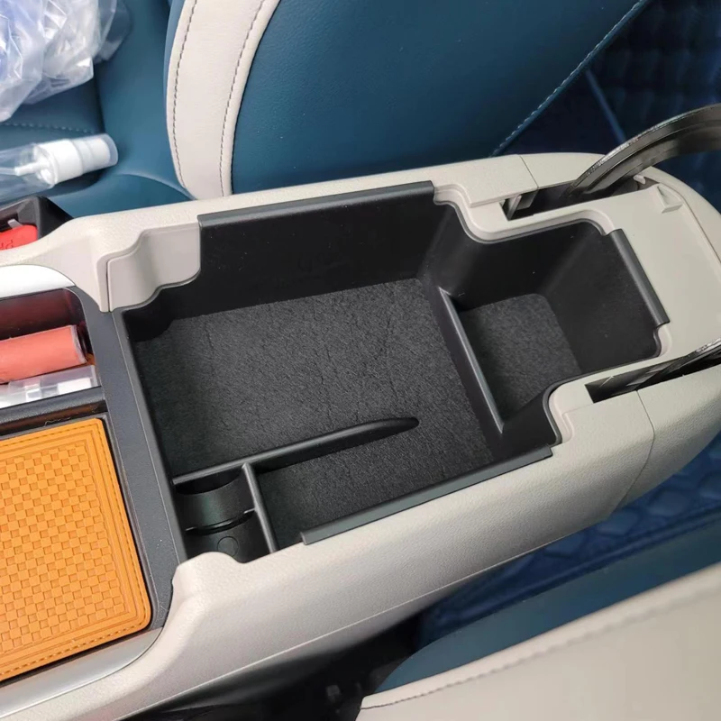 

For GWM ORA Funky Cat Center Console Organizer Tray Car Centra Armrest Secondary Storage Sort Tidy Up Box 2021 2022 2023