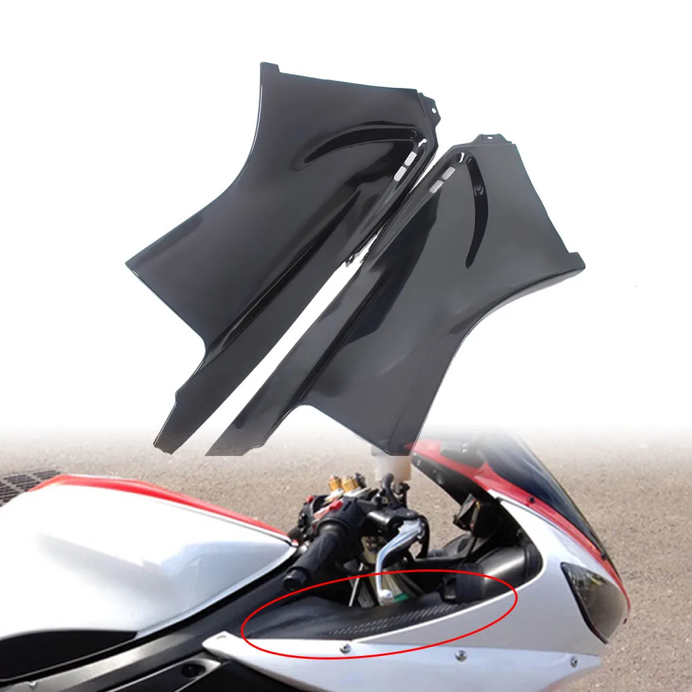 Motorcycle Unpainted Black Side Air Dust Cover Fairing Insert Parts ABS Plastic For Yamaha YZFR6 YZF R6 YZF-R6 2003-2005