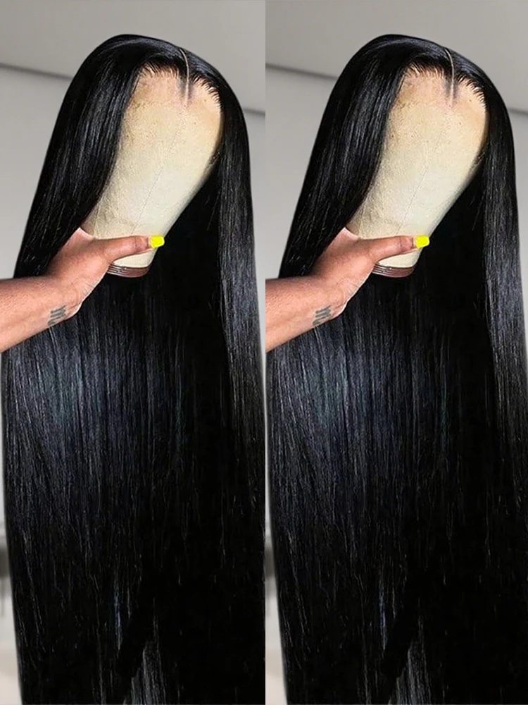 

7x5 Glueless Wear Go Straight Wig 13x4 13x6 HD Lace Front Wig 40 46 Inch Brazilian Human Hair Ready To Wear For Black Women