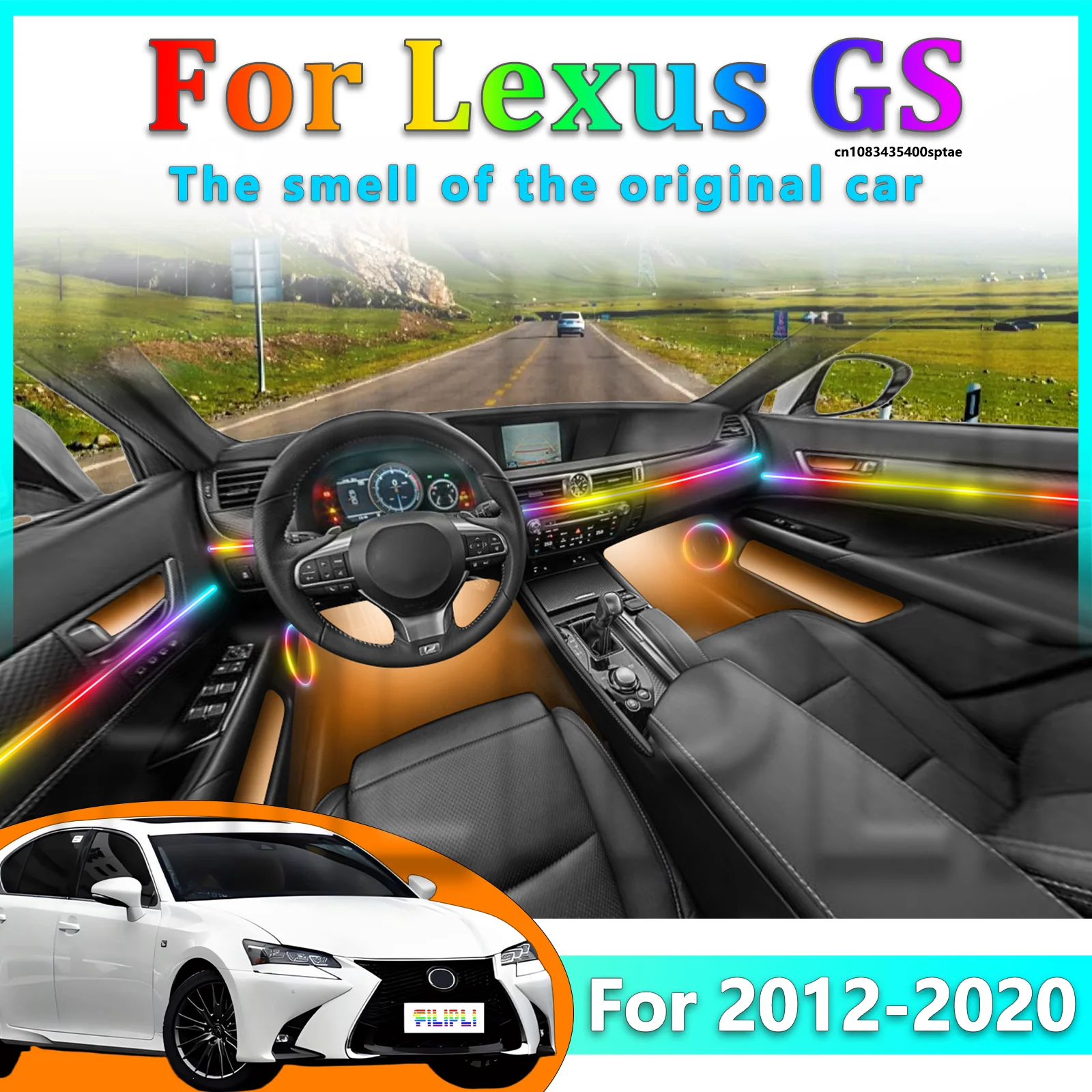 Interior Design Visualizer - Lampu Interior Mobil Lexus GS Tahun