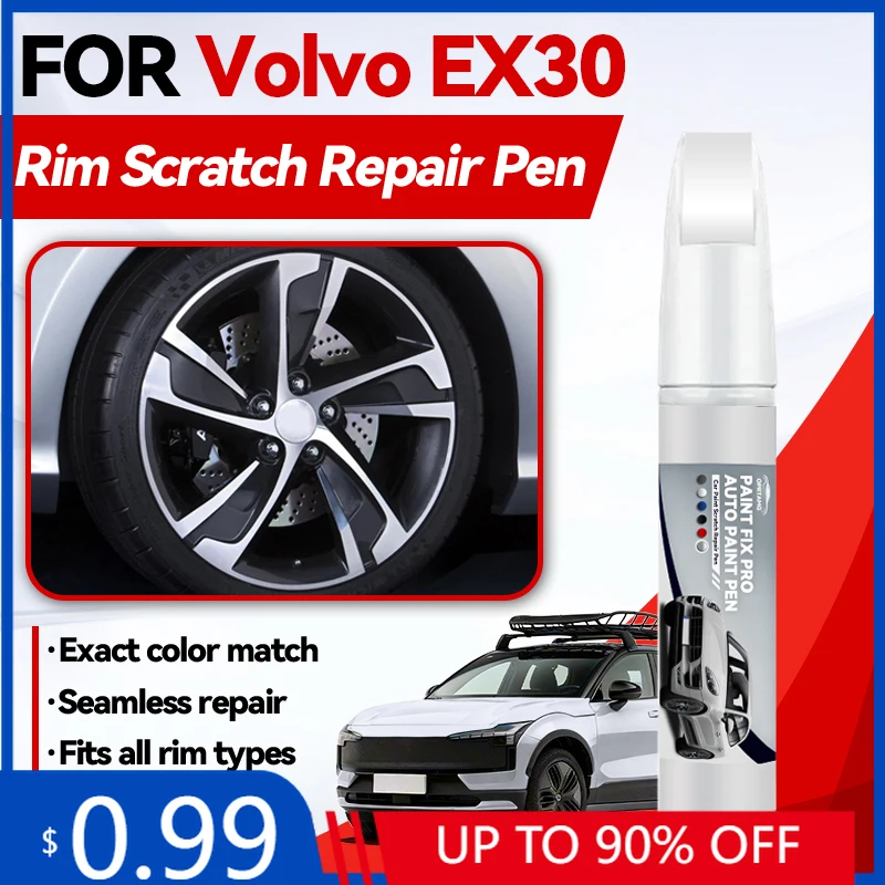 

Карандаш для подкраски колесных дисков Volvo EX30: средство для ремонта царапин, аксессуар для самостоятельного восстановления лакокрасочного покрытия автомобиля