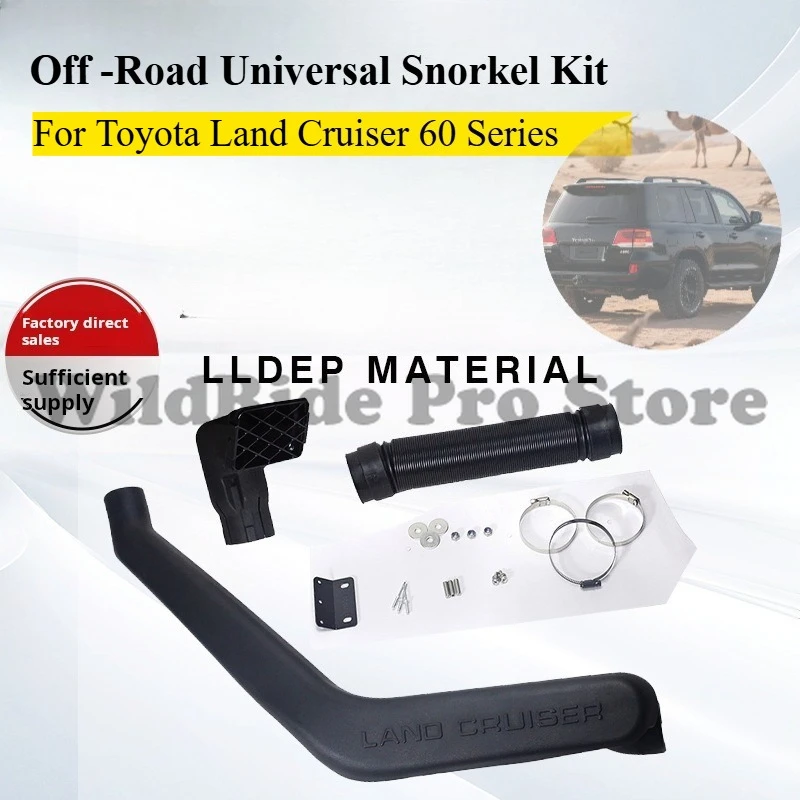 

For Toyota Land Cruiser 60 Series Universal Snorkel Kit Waterproof Air Intake Pipe Off-Road 4x4 Wading