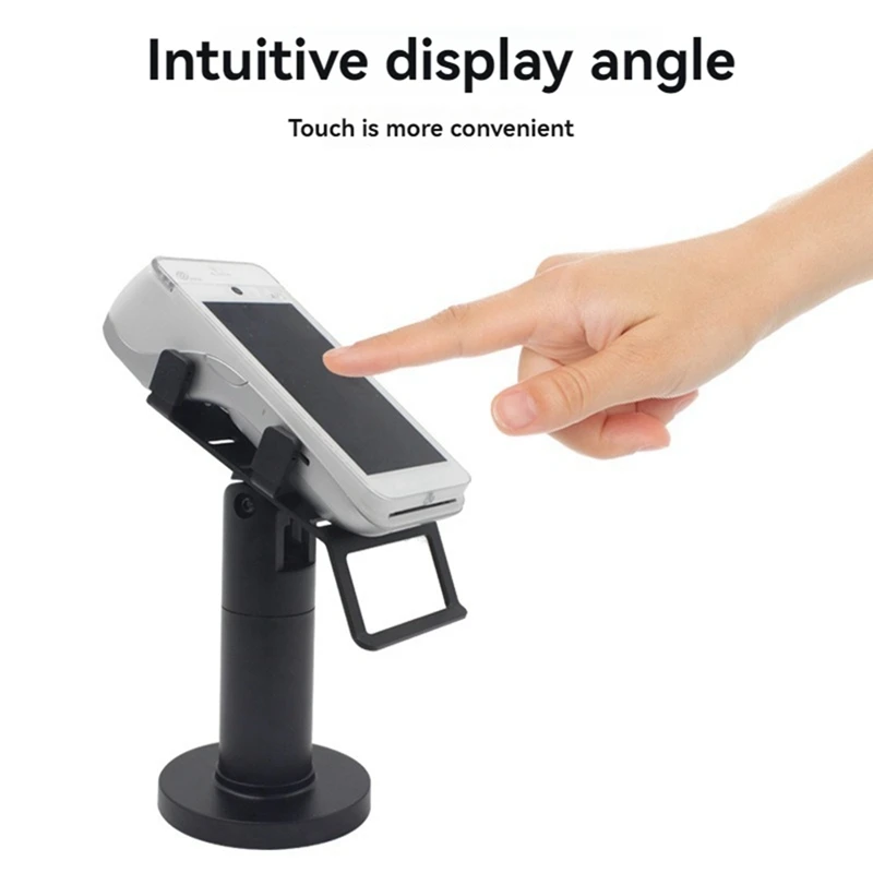 العالمي Pos آلة سطح المكتب حامل للتدوير POS Cashiers حامل رف عرض قوس لمطعم سوبر ماركت