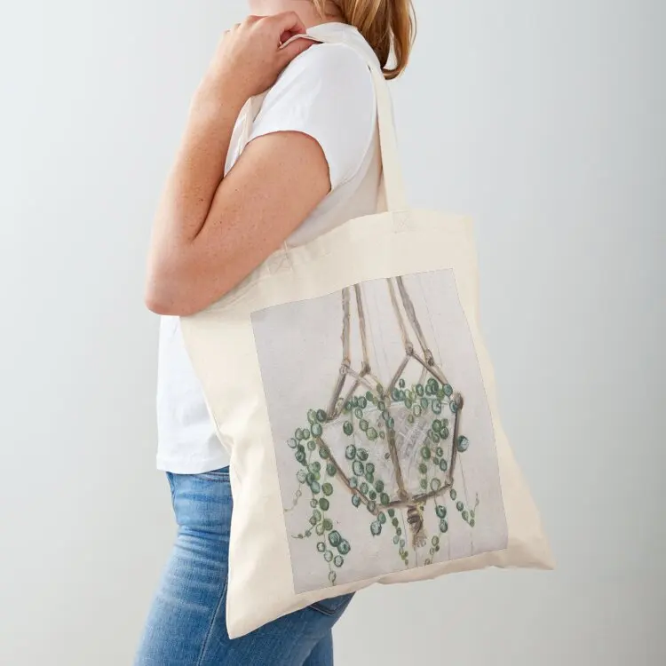 

String Of Pearls Tote Bag tote bags aesthetic Canvas bag female bag Canvas shoulder