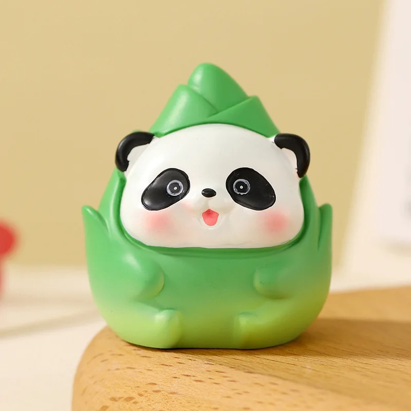 Mengqu Panda زخرفة صغيرة قسم الشفاء لطيف مكتب سطح المكتب الديكور هدايا السيارة الداخلية