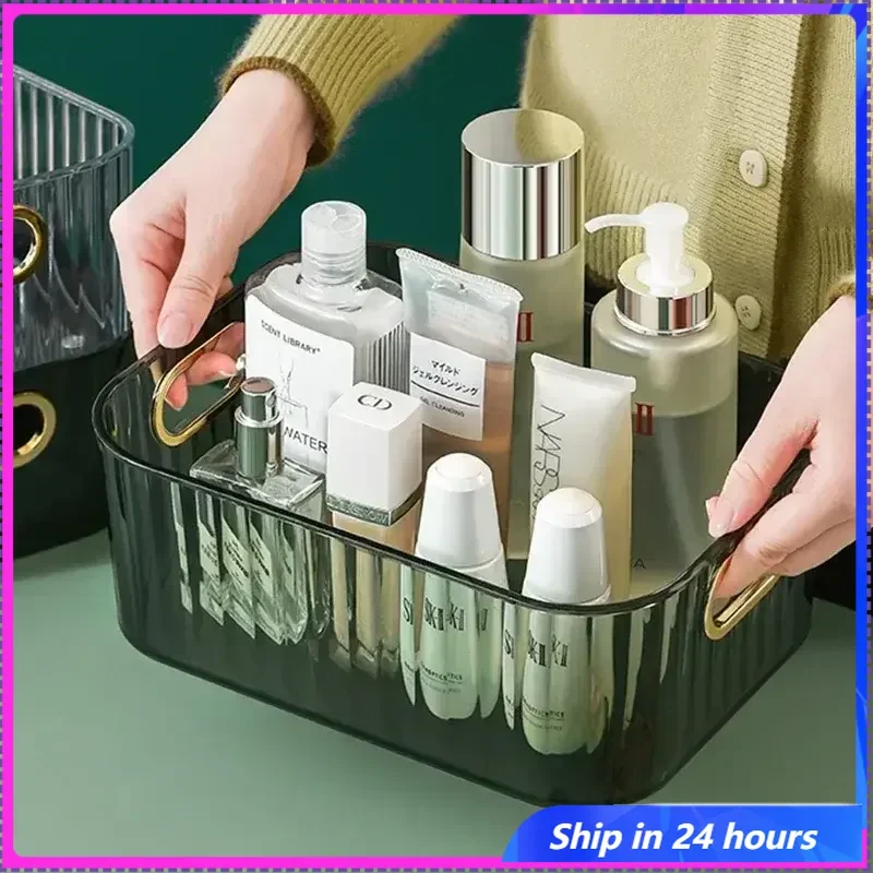 

1Pcs Pet Desktop Cosmetics Storage Box, Acrylic Bedroom Clothing, Miscellaneous Items, Coffee Table, Snacks Storage Basket