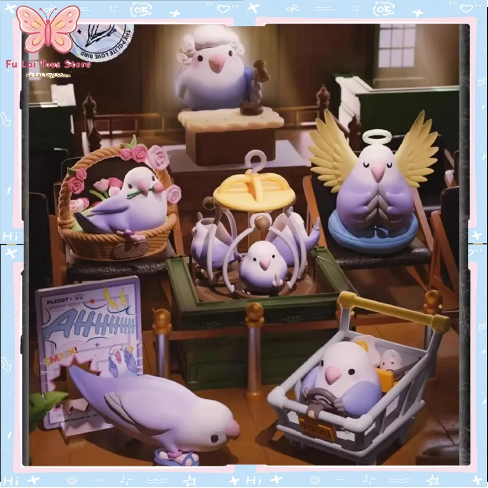 

Authentic Wenming Bird Xiaoniao Yuyuan Gen 3 Current Situation of Social Poultry Parrot Figurine Blind Box Collectible In Stock