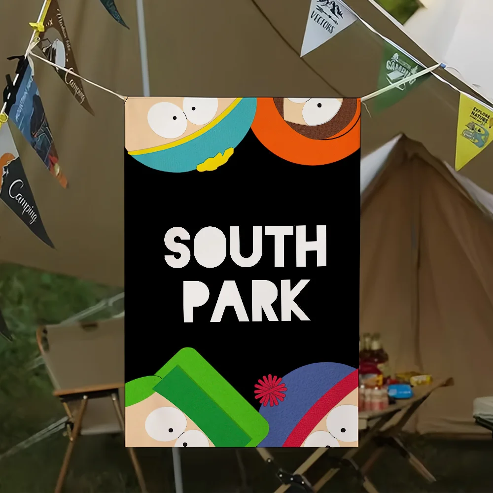 Cartoon S-South P-Park flag For Wall Hanging Banner Decoration Household Home Decor Outdoor Camping