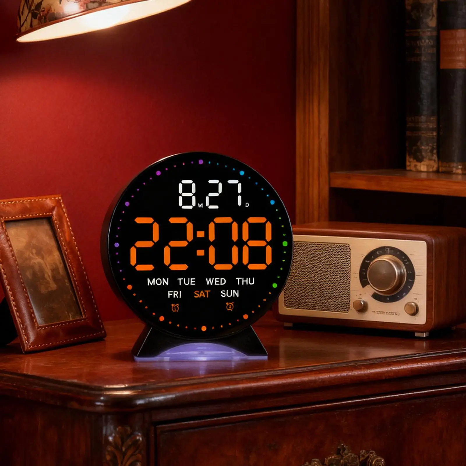 Digital Alarm Clock with Nightlight 4