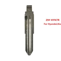 10pcs 29# 29 HYN7R Metal Uncut Blank Flip Remote Key Blade for Keydiy KD Xhorse VVDI for Hyundai SONATA MOINCA KIA