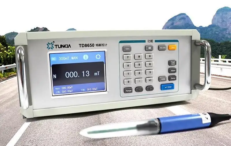 Gauss meter TD8650 desktop AC DC Tesla meter Gauss meter DC Tesla meter  0-3000 mT