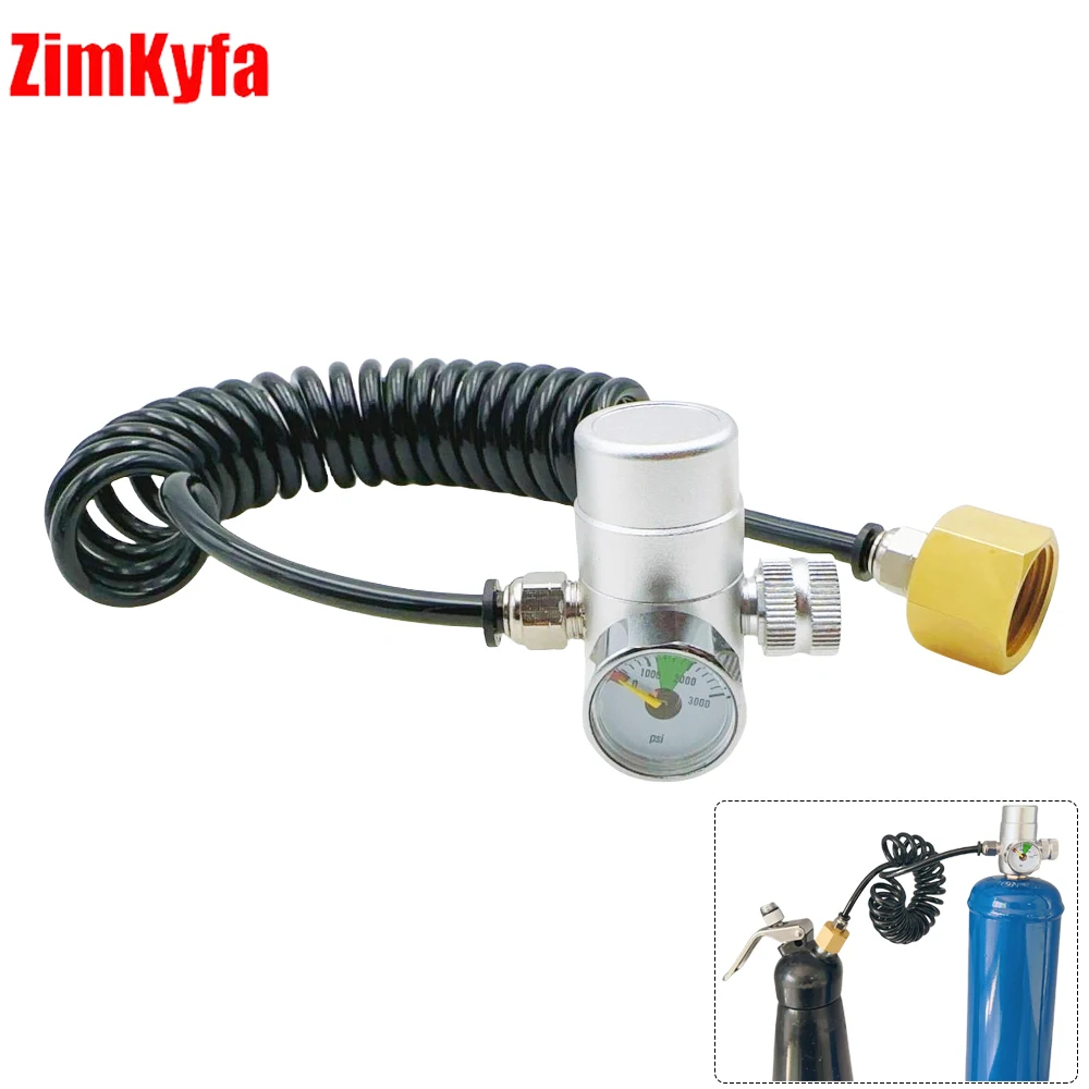 

Whipped Cream Chargers with Hose Coil Line from Thread M11*1 Fiting NO2 Tank To M22 Thread Cream Jar