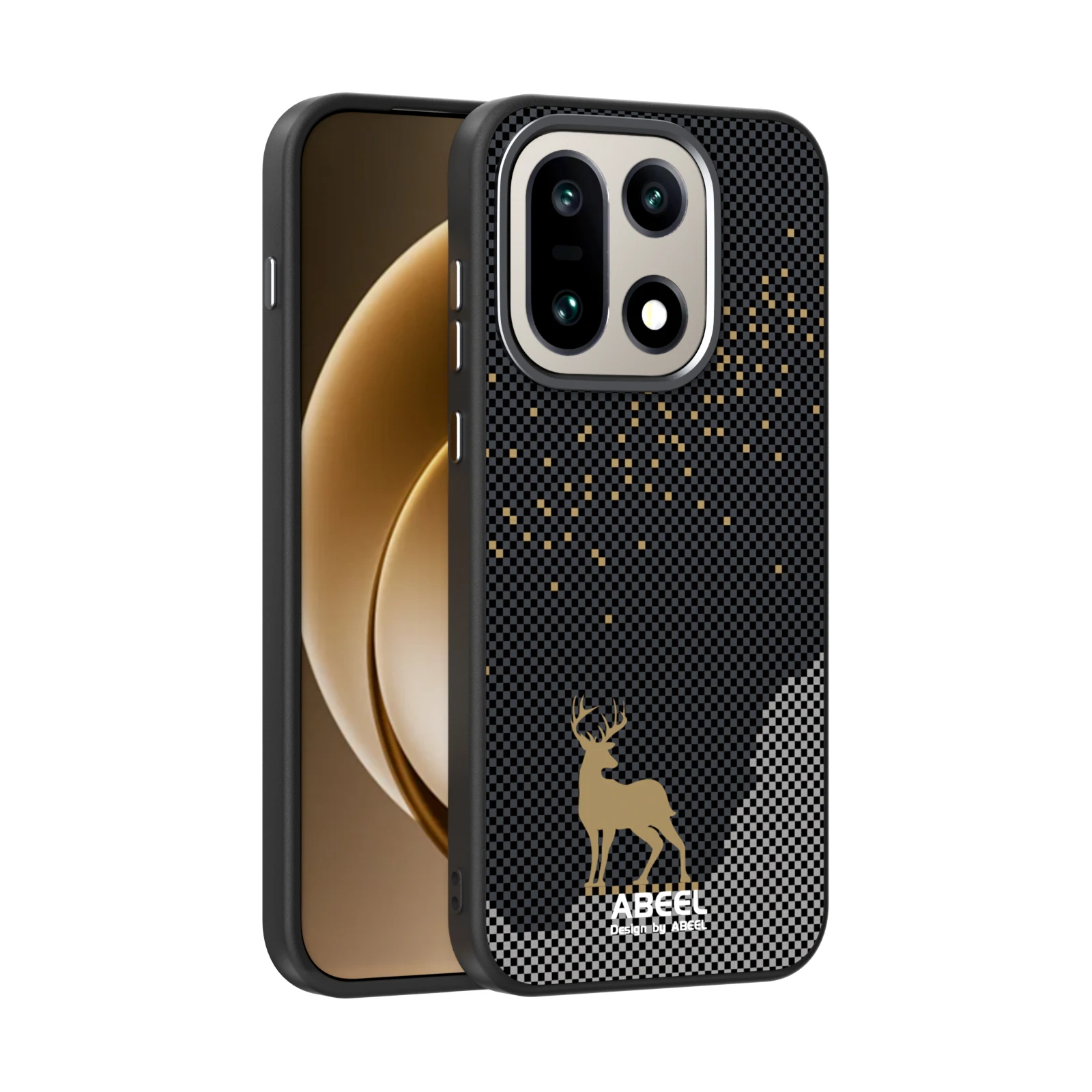 Voor OnePlus 15 Case 1 + 15 Magsafe Draadloos opladen Hertenpatroon Camera Cirkel Mobiele telefoonhoesjes Cover