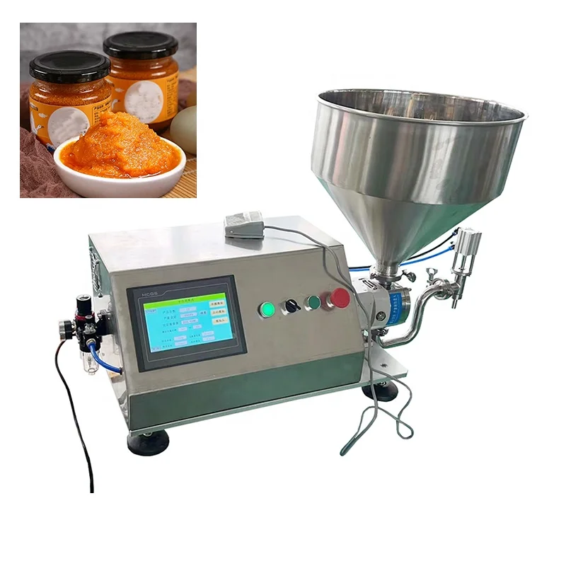 

Single Head 1 Filling Head Cheese Liquid Bottle Piston Filler Cream Chili Sauce Paste Liquid Filling Machine