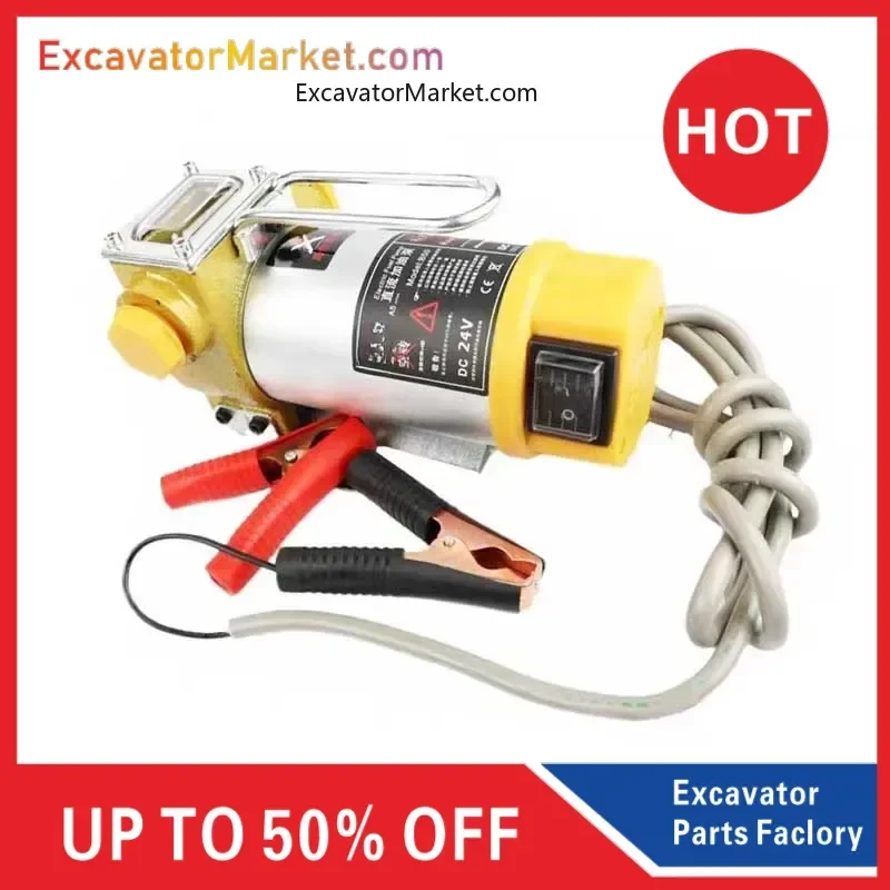 

For excavator Excavator for general electric pump small 12v24V self priming diesel engine oil pump metering gun DC electric pump