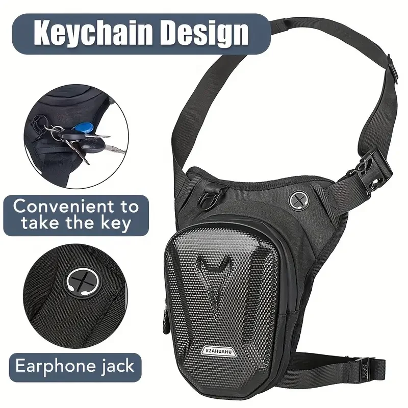 

Боковая сумка для ног мотоцикла, твердый корпус из ЭВА, уличные повседневные поясные сумки, мотоциклетный кошелек для мобильного телефона, набедренная сумка