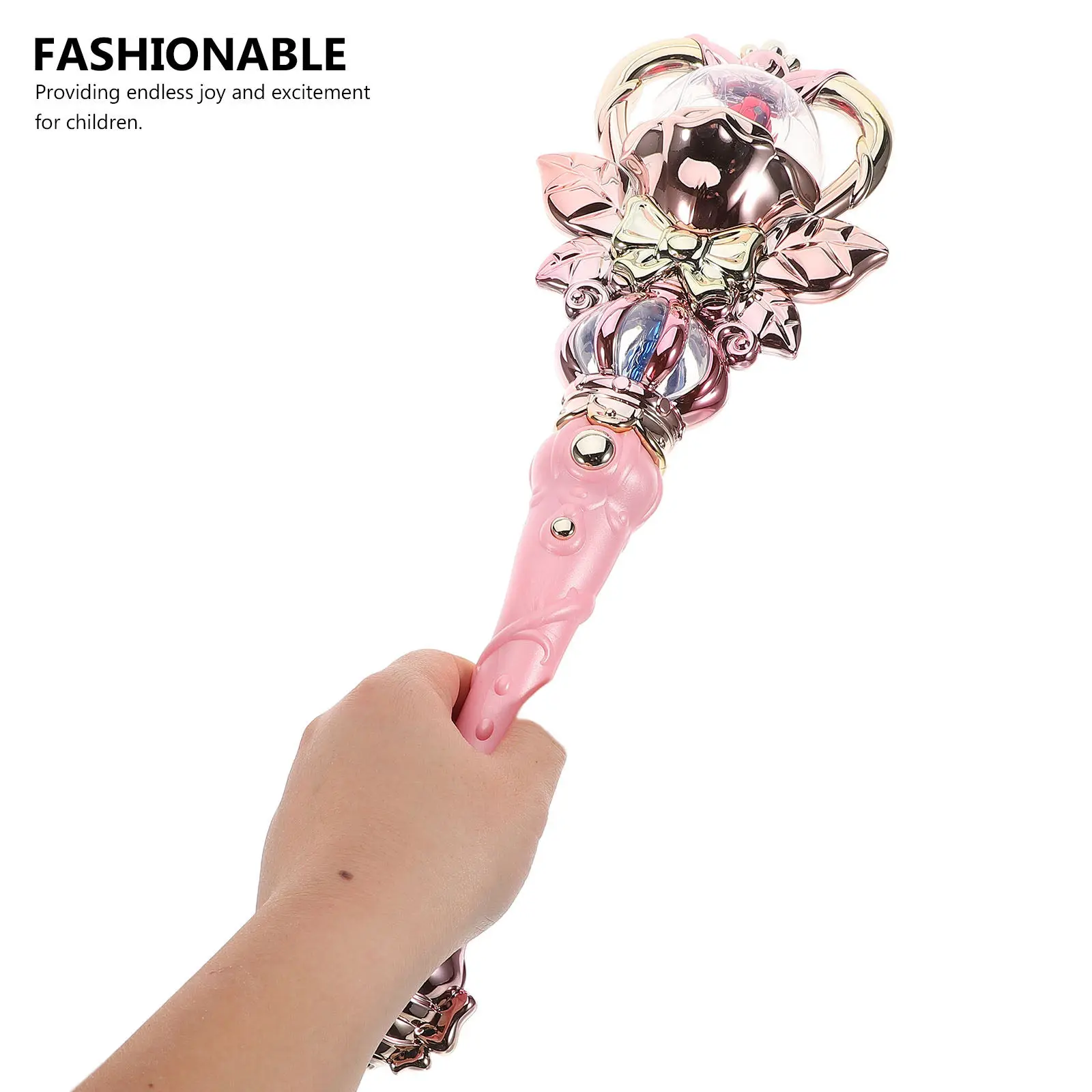 

Princess Wand Light Up Sparkly Safe Materials Perfect for Costume Celebrations Light Up Sensory Toys