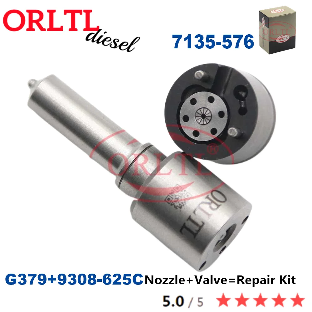 

ORLTL 33800-4A700 28236381 REPAIR KITS 7135-576 NOZZLE G379 AND VALVE 9308-625C FOR HYUNDAI EURO 5 DELPHI