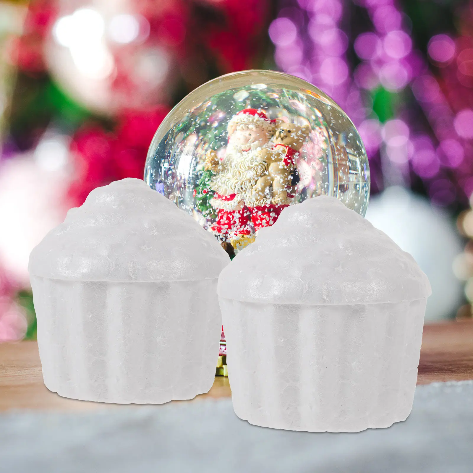 10Pcs 7.8cm White Foam Cakes Craft Supplies Kids Creative Learning Tool DIY Baking Simulation Preschool Kindergarten Church Home