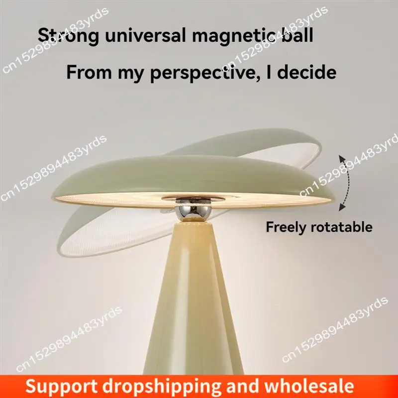 

AA86 Magnetic Led Table Lamp Table Bedside Nightstand Lamp For Bedroom 3 Color Dimming Touch Lamp For Reading Room