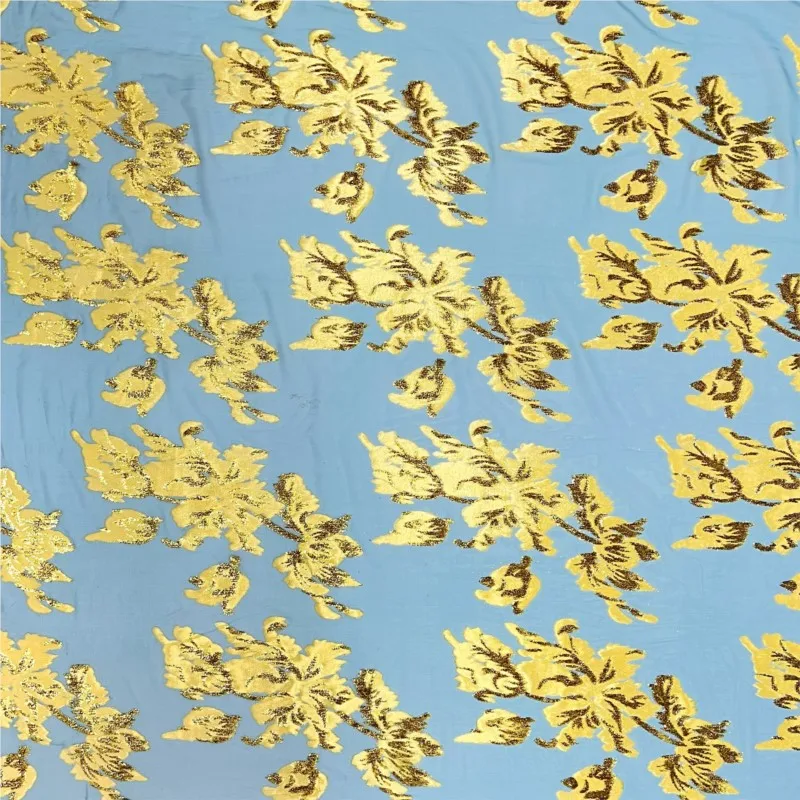 

Woven velvet jacquard brocade viscose fabric high-end dress cheongsam