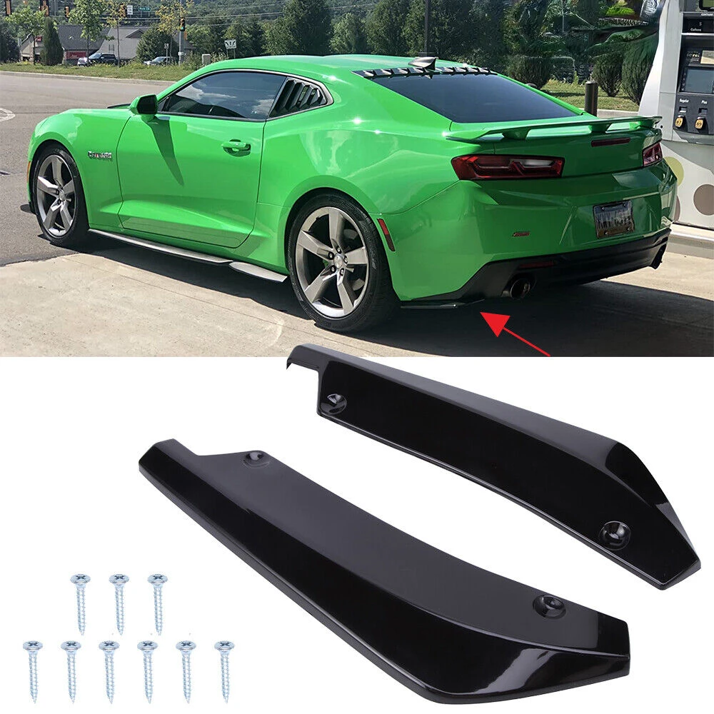

LAICY For Chevrolet Camaro SS 1LE 2002-2022 Car Rear Bumper Splitter Diffuser Canard Wrap Spoiler Side Fender Skirt Lip Chin