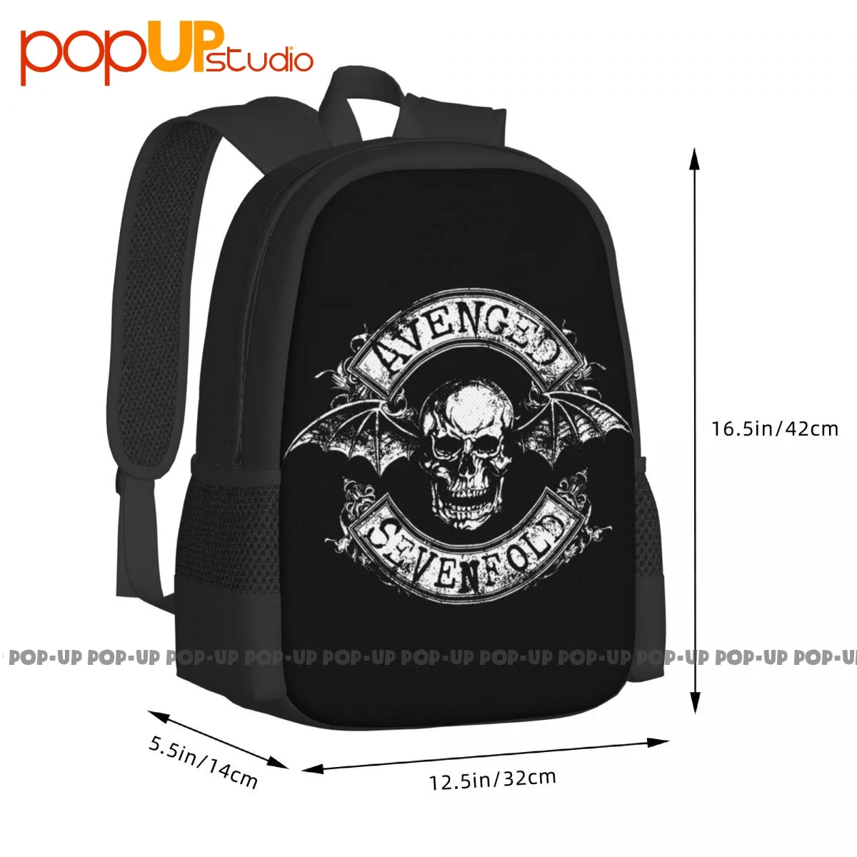 Avenged Sevenfold Heavy Metal Backpack Large Capacity Print Art Print Sports Style Clothes Backpacks