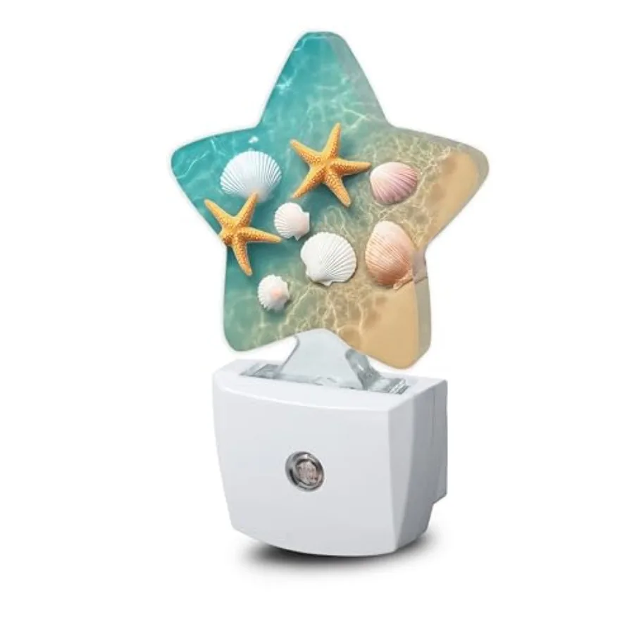 Dusk to Dawn Coastal Beach Star Night Light