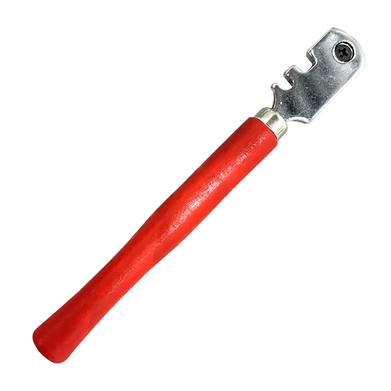 Glass Cutter with Wooden Handle Multi-functional Roller Cutter For Glass Tile Cutting Portable Glass Knife Household Hand Tool