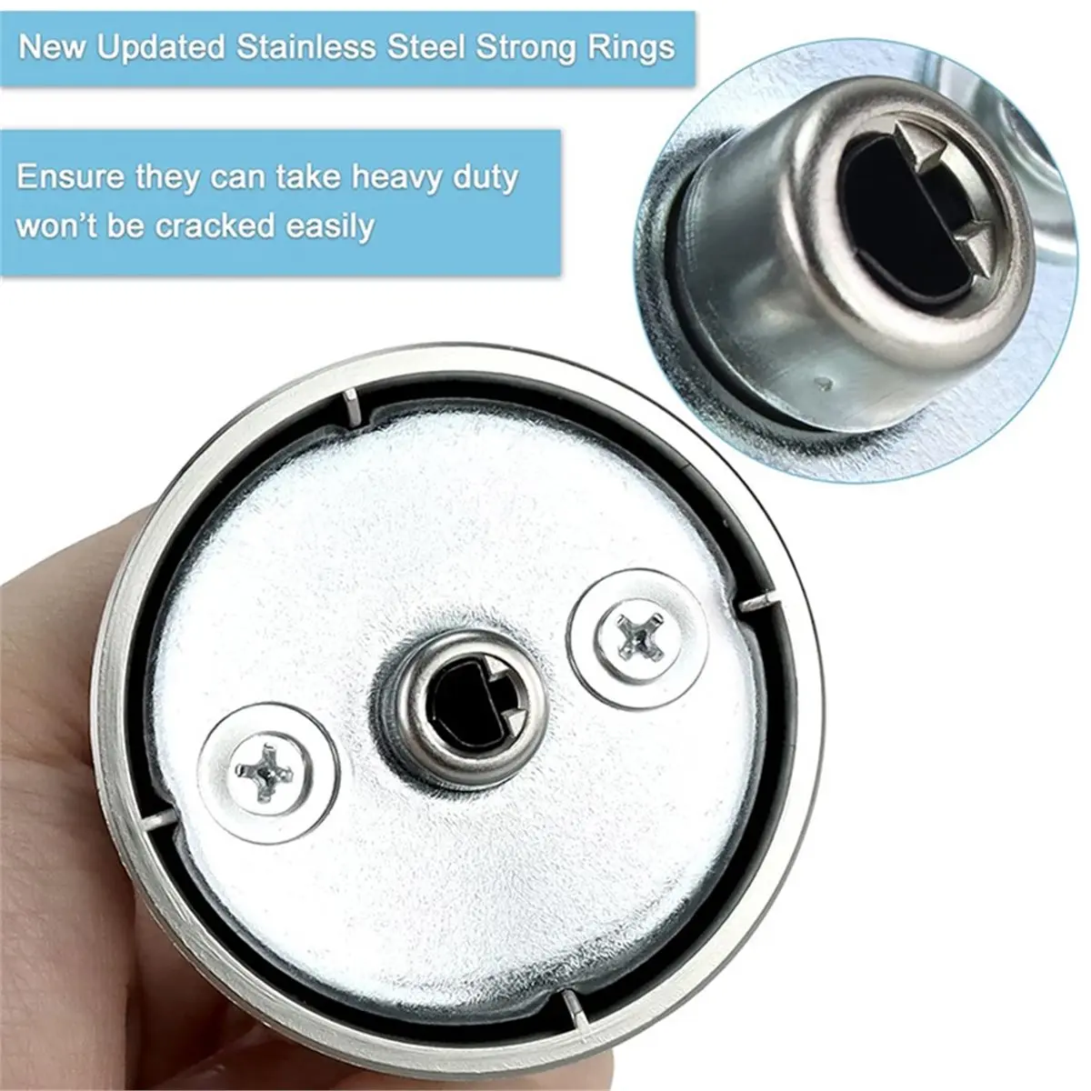 A08I DG64-00473A Burner Control Dial Knob Range Oven Replacement for Samsung Gas Range/Oven/Stove,Reinforcement Ring.5-Pack