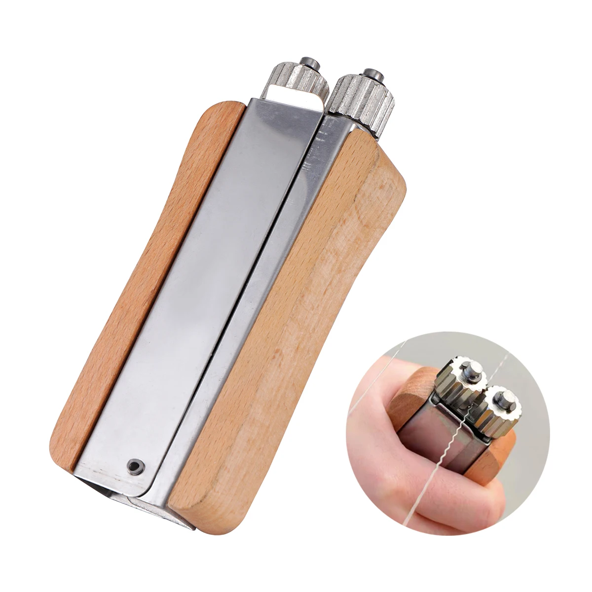 

1Pc Stainless Steel Honeycomb Wire Tensioner Wooden Handle Nest Frame Wire Tensioner Frame Beehive Nest Plier Straightening Wire