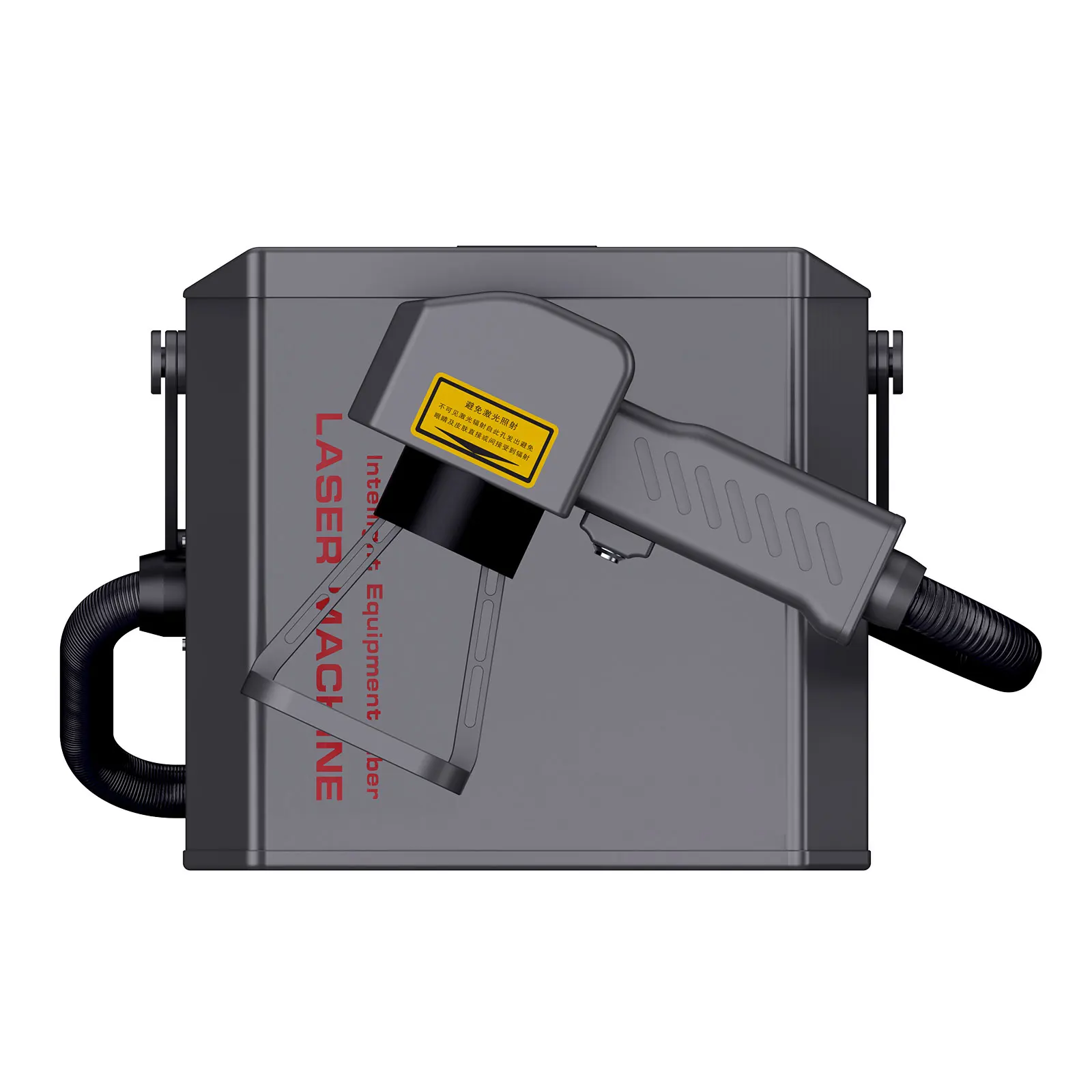 QRcode, 바코드, 일련 번호, 날짜, 이미지 인쇄용 20W 금속 및 플라스틱 섬유 레이저 조각기 휴대용 레이저 마킹 머신