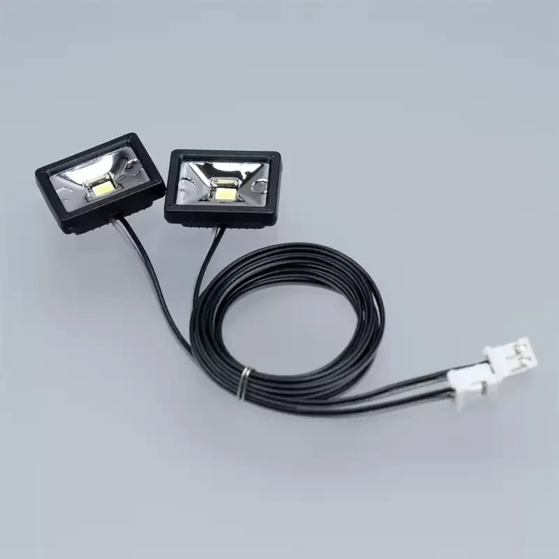 Modelo de escena, foco de D-06, modelo de excavadora, luz trasera, maquinaria de ingeniería, luz Led, modificación del modelo Tamiya para Tamiya 1/14