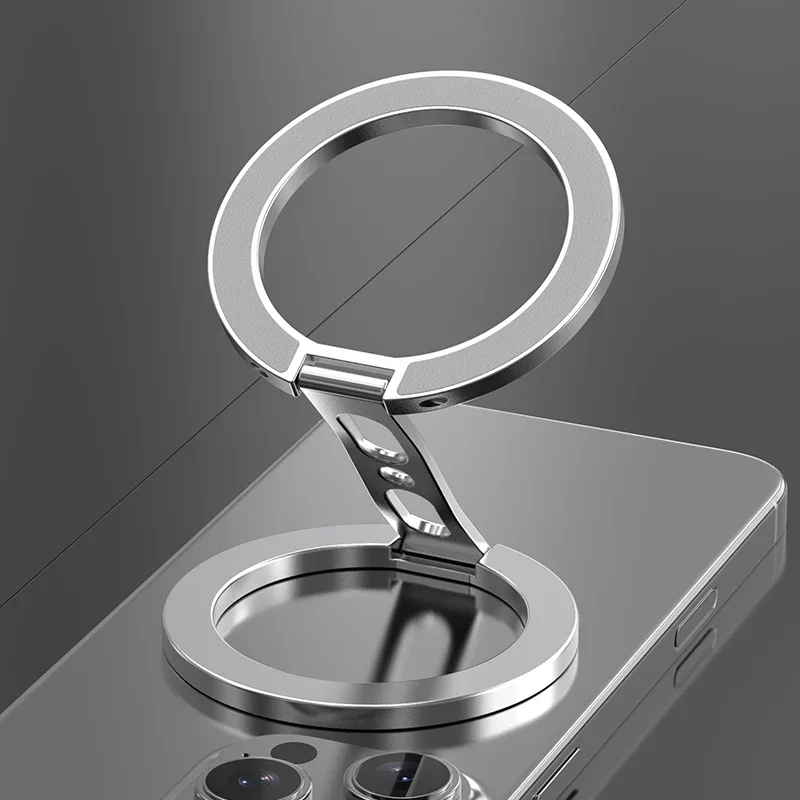 

Магнитный держатель для телефона, двухсторонний вращающийся держатель для мобильного телефона для IPhone 16, 15, Huawei, Xiaomi, аксессуар для телефона с подставкой