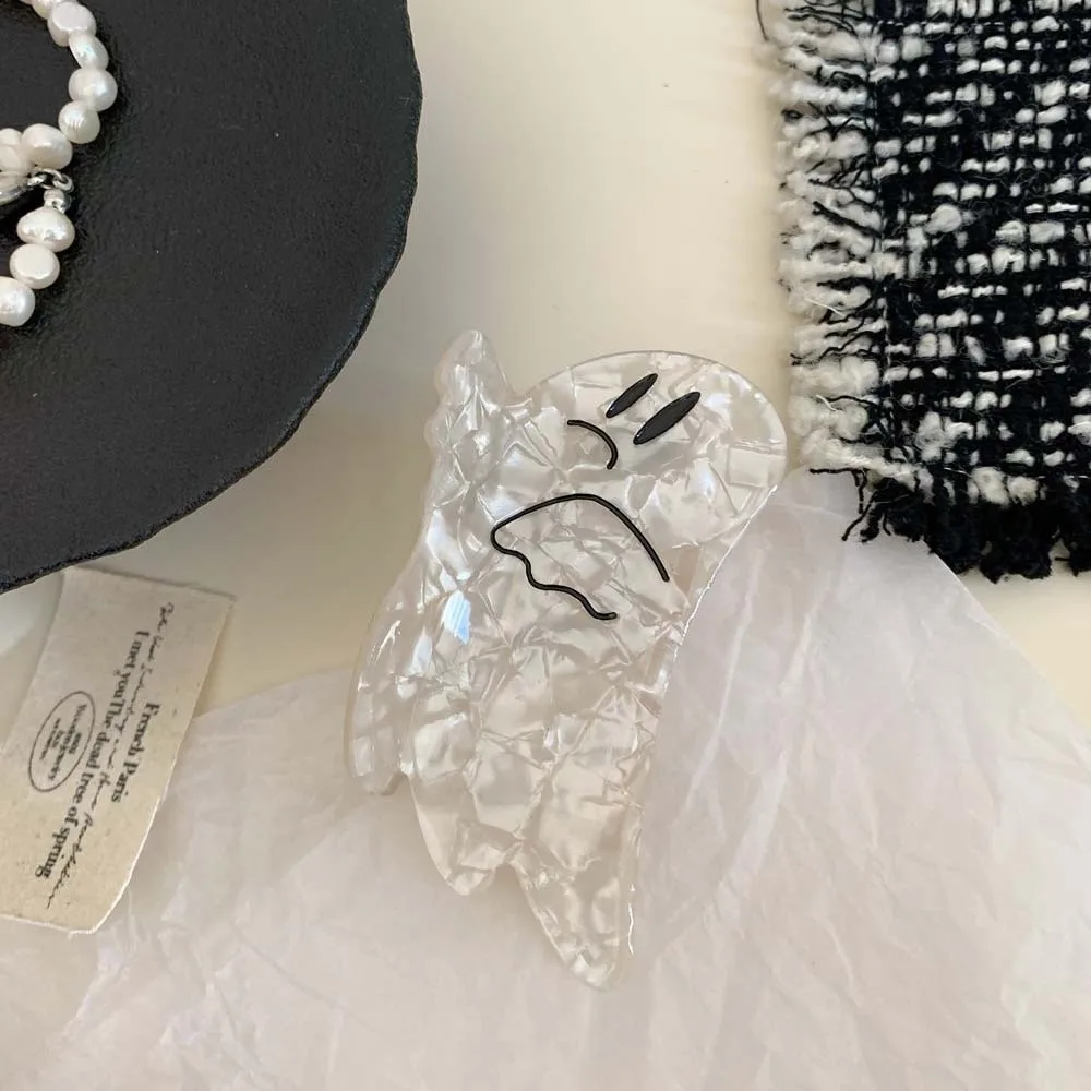 

Аксессуары для волос, забавный зажим в виде акулы на Хэллоуин, водостойкий зажим в виде акулы с тыквой и призраком, креативный замок, головные уборы с когтями для волос с уксусной кислотой