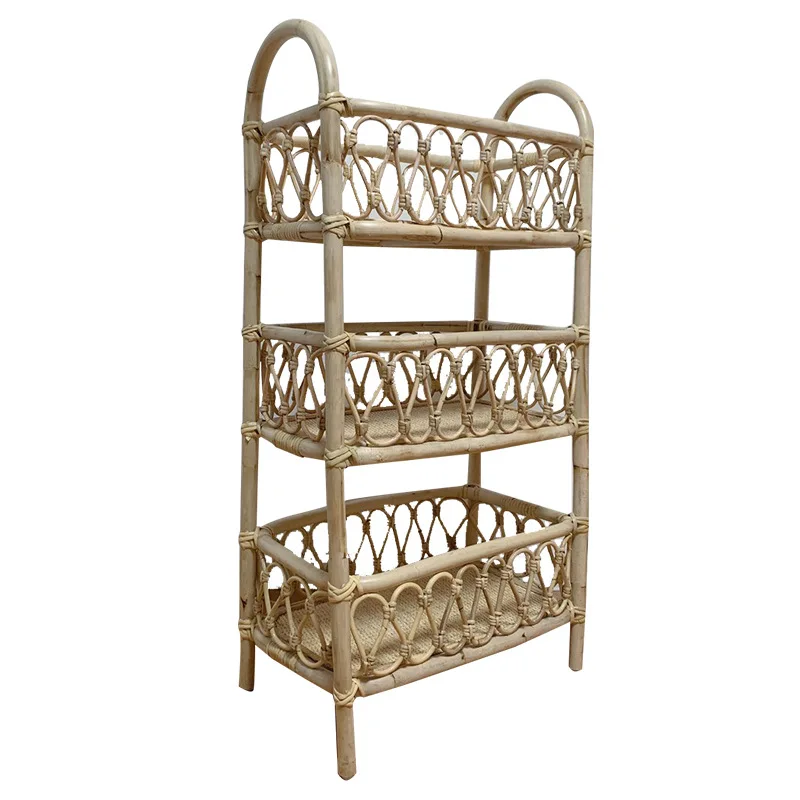 

Rattan rack ins wind bed and breakfast sofa next to the bedroom bedside floor corner storage bookcase rack