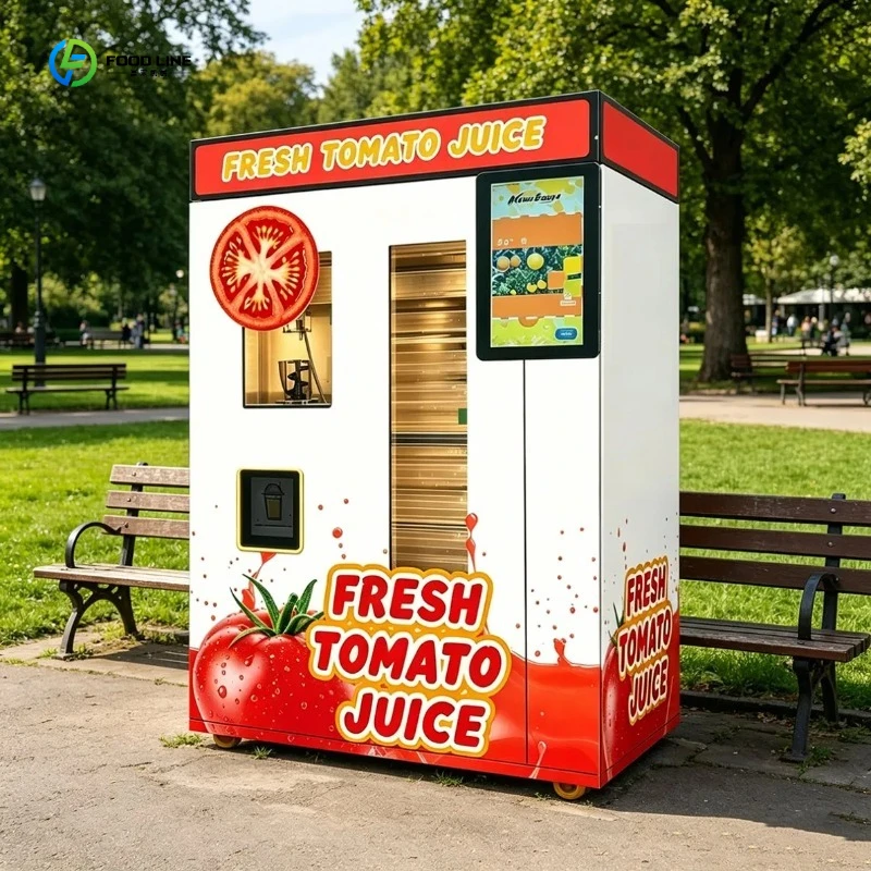 Smart Automatic Orange Juice Vending Machine with Cooling Cleaning Functionality FL Customized