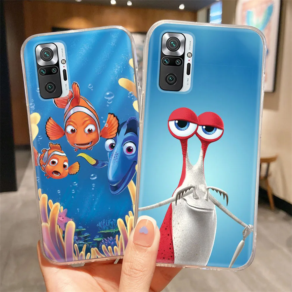 G-44 Finding Nemo Transparent Case for Motorola Moto One G40 Fusion E4 Plus E5 Play GO G4 G Power