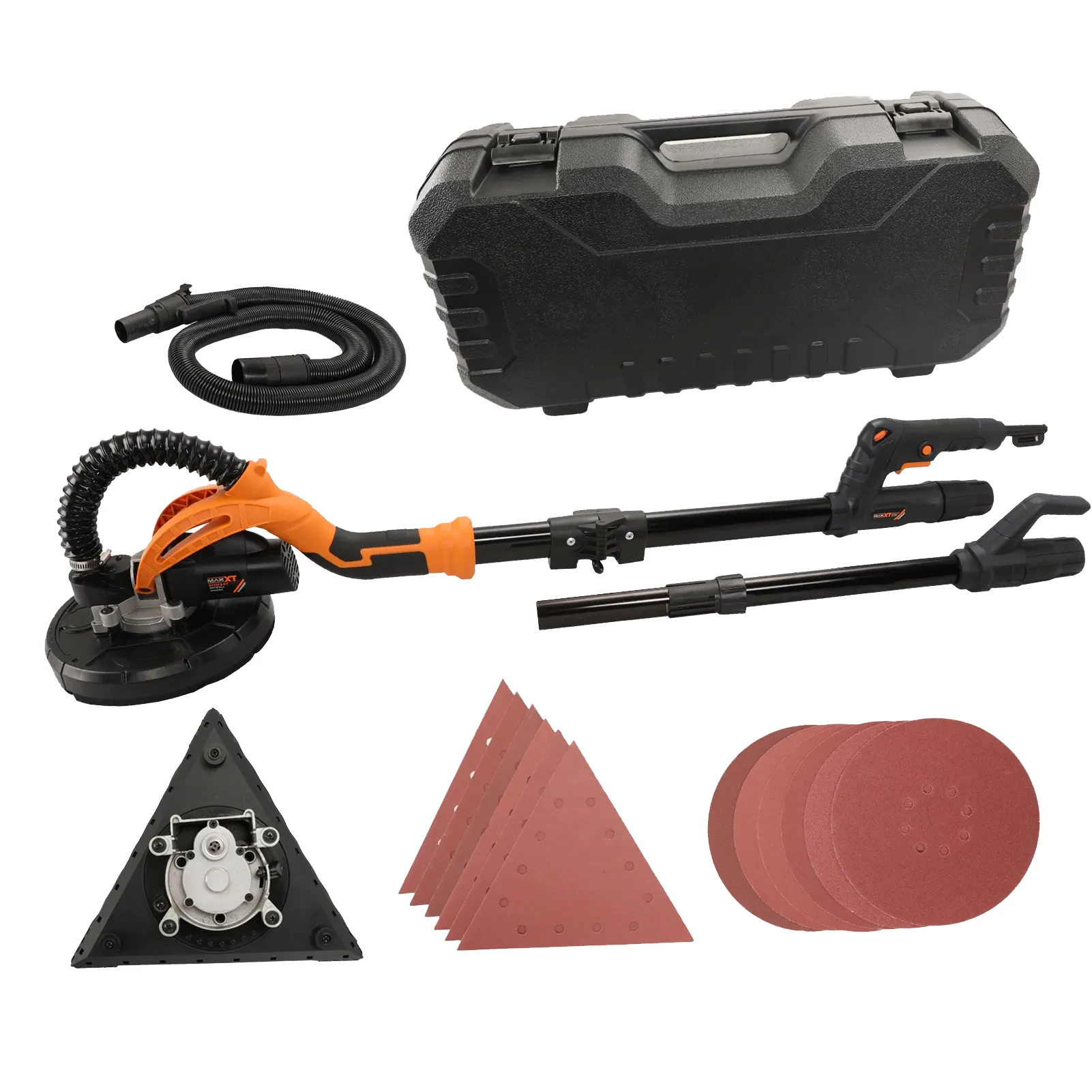 600W 225mm Triangle  and Round Pad 2 in 1 9 Inch Drywall Sander