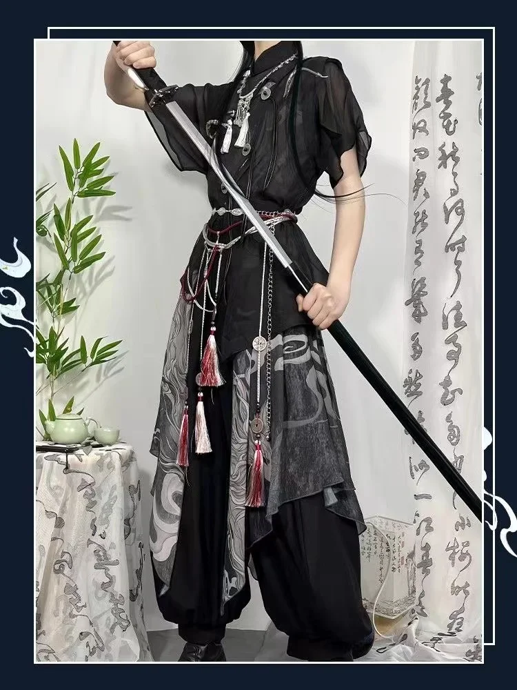 

Women Sling Lantern Pants Cosplay Garments Niche Youthful Sense Hanfu Ladies Upgraded Chinese Ancient Costume Vintage Stylish