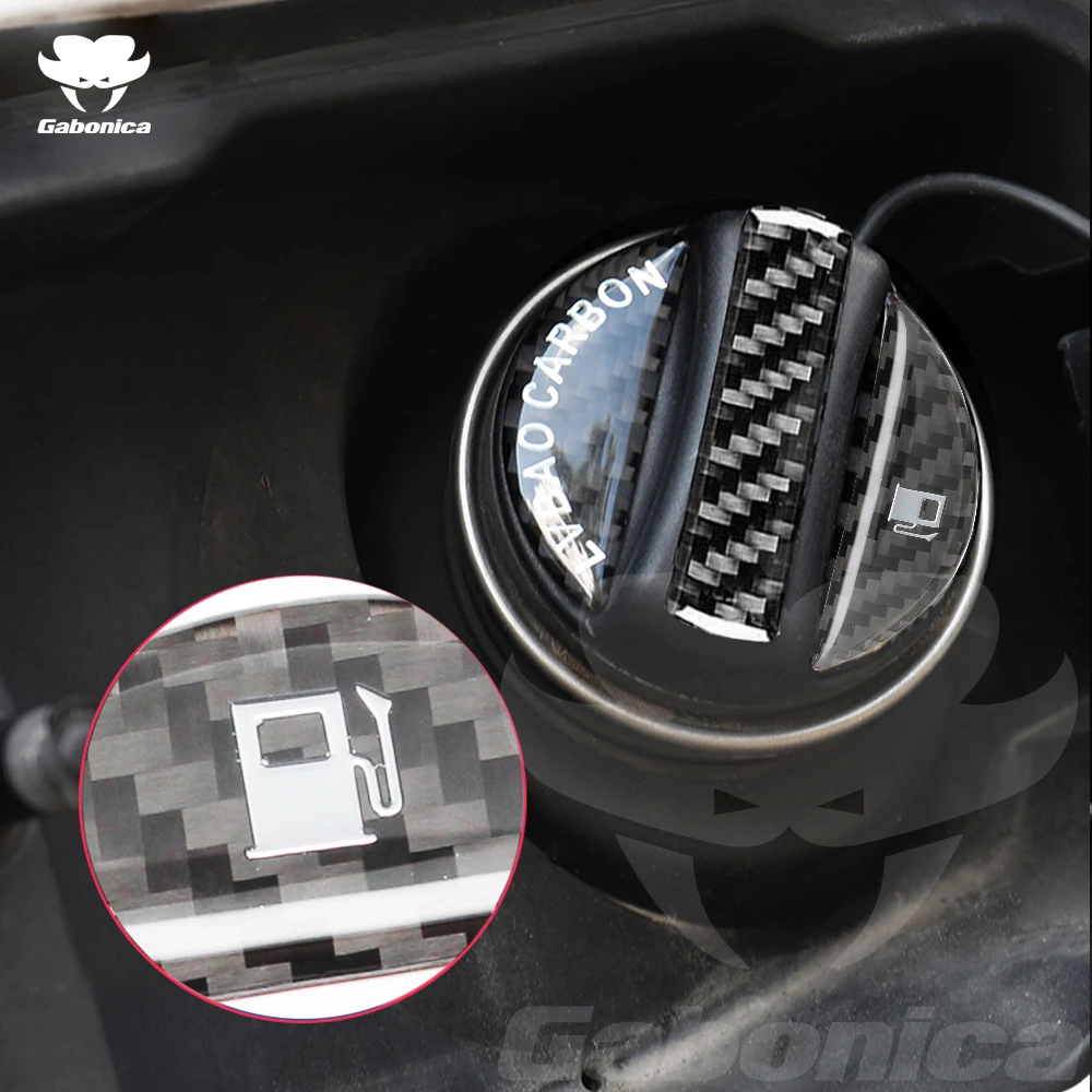 Carbon Fiber Fuel Tank Cap Cover Decorative Stickers Fit For Audi A3 A4 A5 A6 A8 B8 B6 C6 S1 S2 S3 S4 S5 S6 S7 S8 SQ5 SQ7 8P 8V