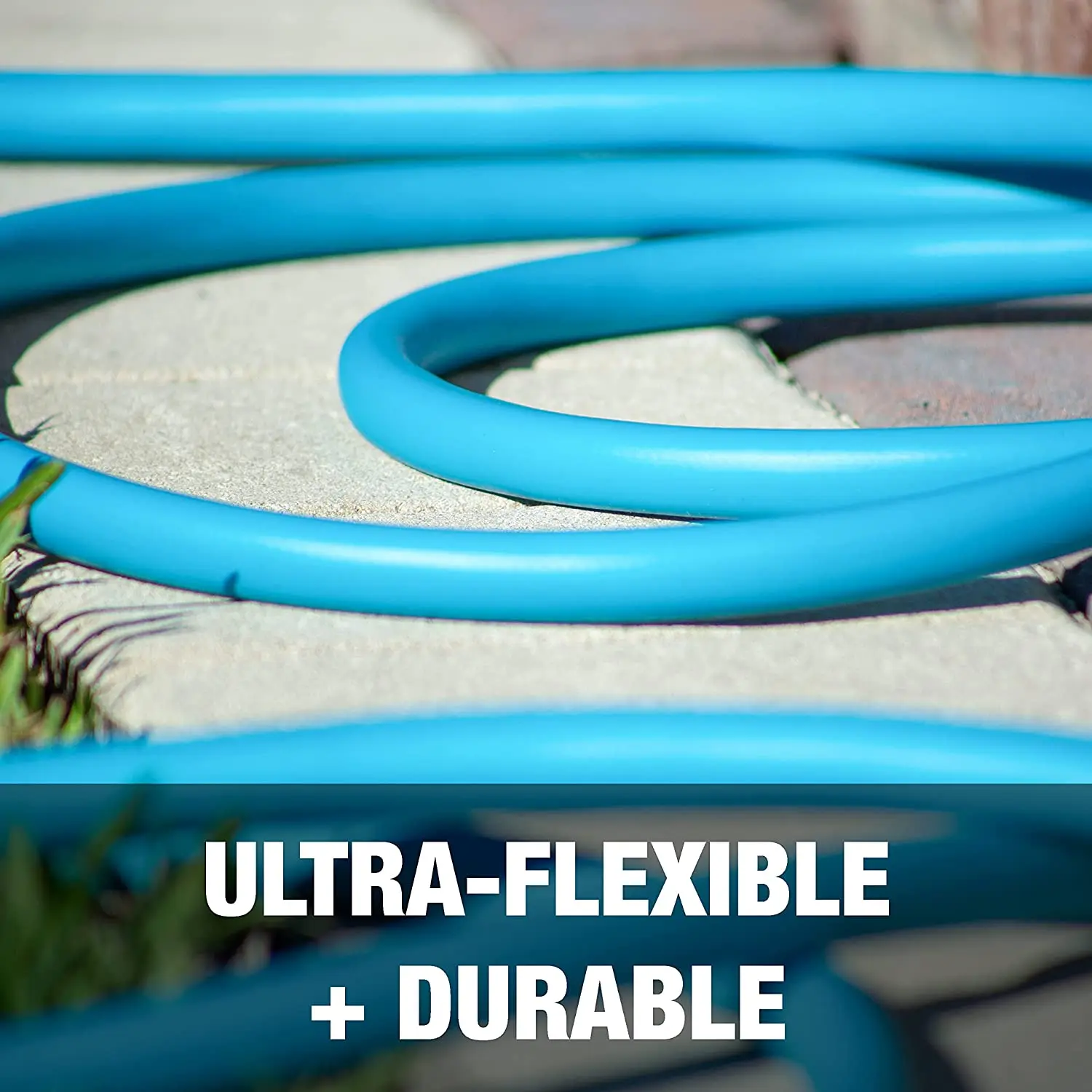 25 50 65 Feet Heavy Duty Garden Hose Super Flexible Water Hose 3/4 Inch Fitting Lightweight All-weather for Plants Car Yard