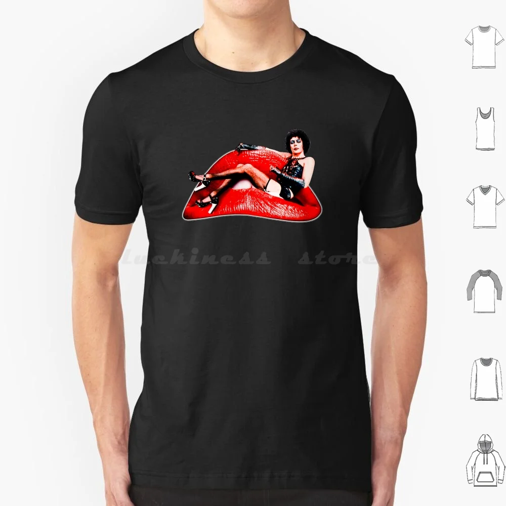 Camiseta de terror de gran tamaño, 100% algodón, Horror Picture Show, Horror Tim Curry, The Horror Picture Show Musical, Frank N Furter