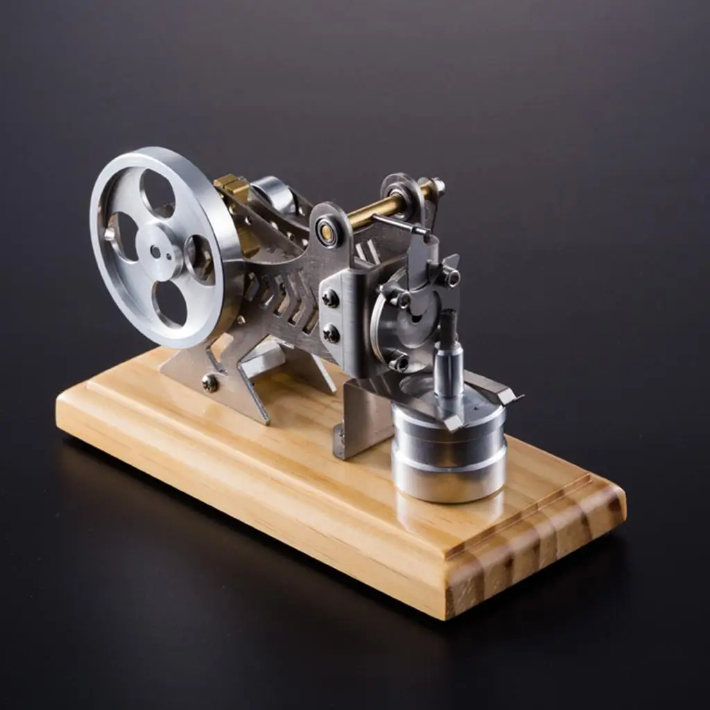 

Steam Power Hot Air Stirling Engine Motor Mini Model Lab Metal