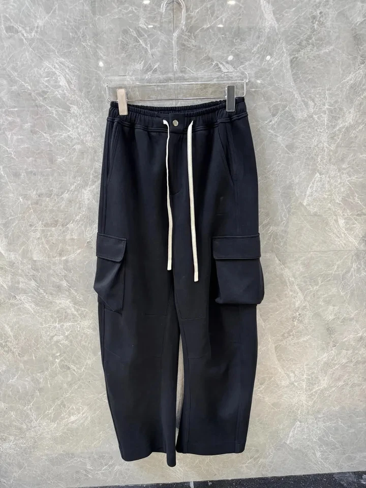 2024 Spring Summer Luxury Women Casual High Quality Cotton Long Pants Trouse 2 Color for Ladies